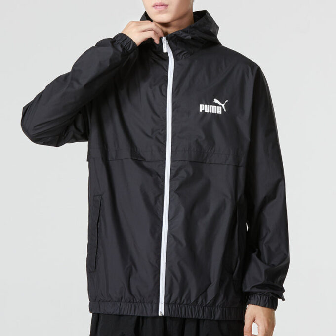 Cortavientos Ess Solid Logo “Negro”