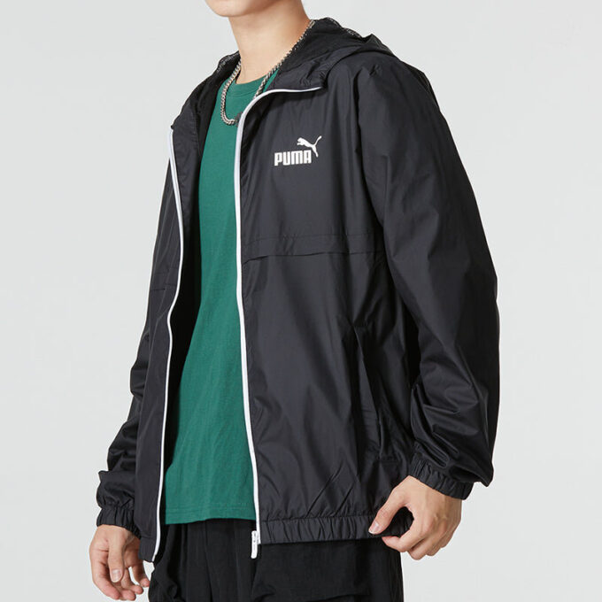 Cortavientos Ess Solid Logo “Negro”