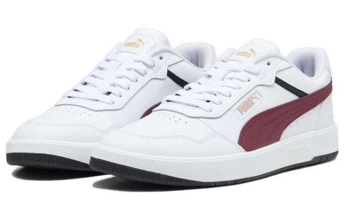 Court Ultra “Blanco Oscuro Jaspe Negro”