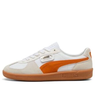 Cuero Palermo “Blanco Naranja Glo”