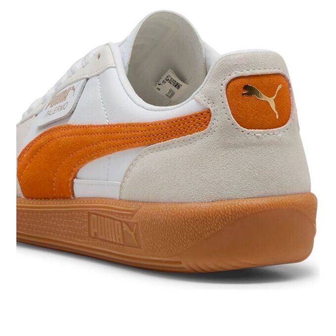 Cuero Palermo “Blanco Naranja Glo”