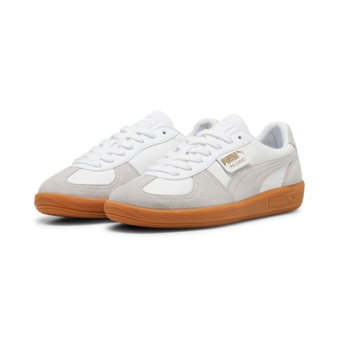 Cuero Palermo “Goma Blanca Glacial Gris”