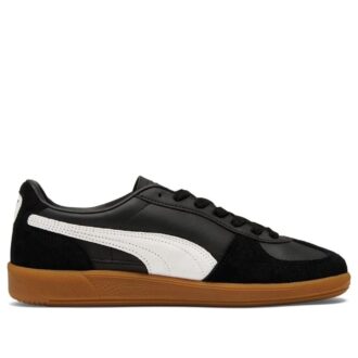 Cuero Palermo “Pluma Negra Gris Goma”