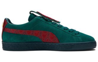Dapper Dan x Suede “Estampado Jacquard – Verde Universitario”