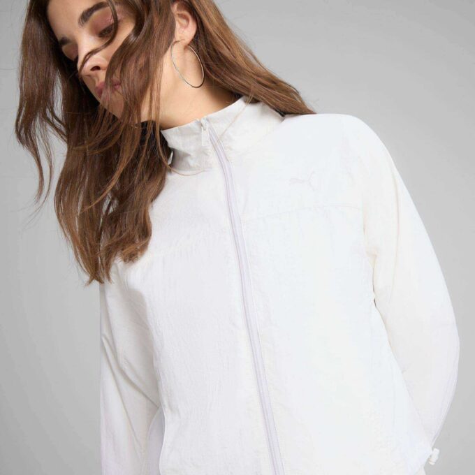 DARE TO Chaqueta tejida extragrande con cremallera completa para mujer DARE TO Chaqueta tejida extragrande con cremallera completa para mujer