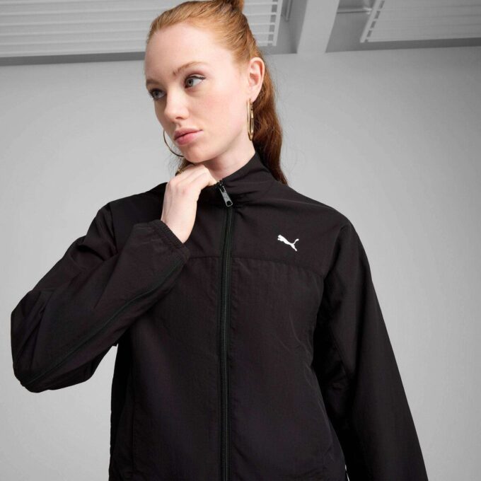 DARE TO Chaqueta tejida extragrande con cremallera completa para mujer DARE TO Chaqueta tejida extragrande con cremallera completa para mujer
