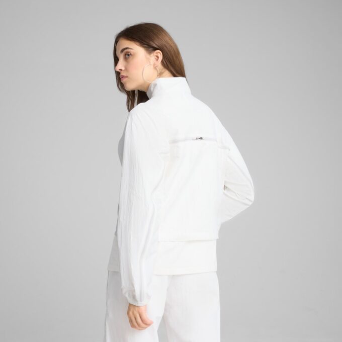 DARE TO Chaqueta tejida extragrande con cremallera completa para mujer DARE TO Chaqueta tejida extragrande con cremallera completa para mujer