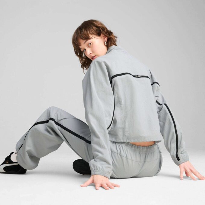 DARE TO Chaqueta tejida extragrande con cremallera completa para mujer DARE TO Chaqueta tejida extragrande con cremallera completa para mujer