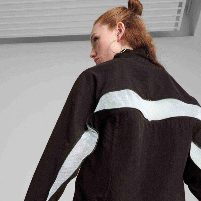DARE TO Chaqueta tejida extragrande con cremallera completa para mujer DARE TO Chaqueta tejida extragrande con cremallera completa para mujer