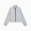 DARE TO Chaqueta tejida extragrande con cremallera completa para mujer DARE TO Chaqueta tejida extragrande con cremallera completa para mujer