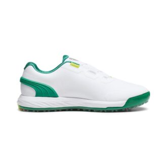 Disco de golf Alphacat Nitro “Blanco Archivo Verde Amarillo Explosión”