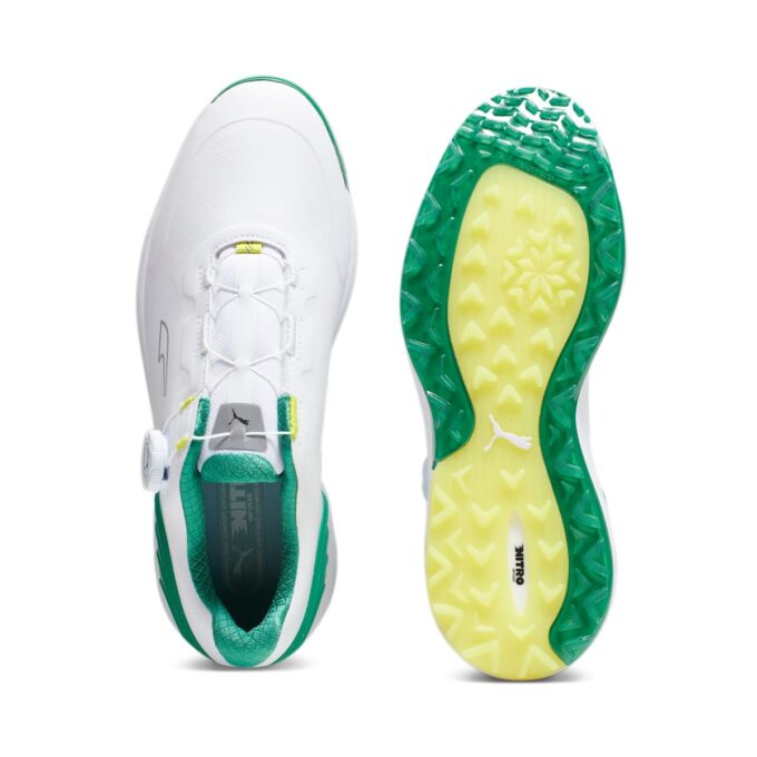 Disco de golf Alphacat Nitro “Blanco Archivo Verde Amarillo Explosión”
