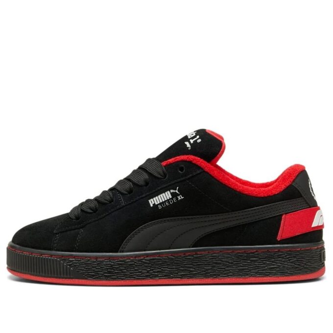 Fórmula 1 75 años Suede XL “Black Pop Red”