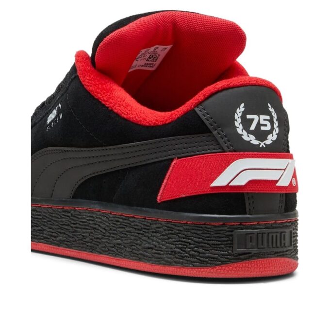 Fórmula 1 75 años Suede XL “Black Pop Red”