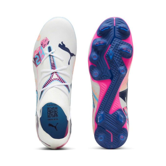 Future 7 Match Volume UP FG/AG “Blanco, Azul Luminoso, Rosa”