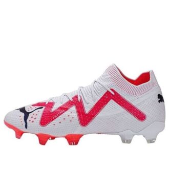 Future Ultimate FG/AG “Blanco-Negro PUMA-Orquídea Fuego”