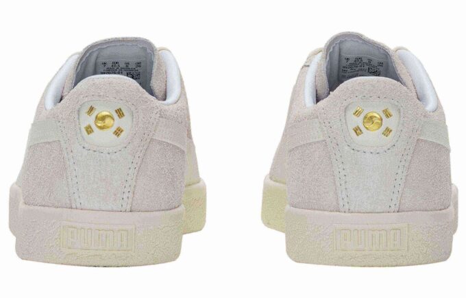 Gamuza vintage coreana “púrpura y blanca”