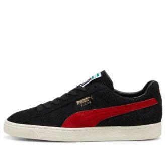 Gamuza vintage fabricada en Japón “Negro Rojo”