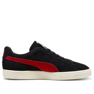 Gamuza vintage fabricada en Japón “Negro Rojo”