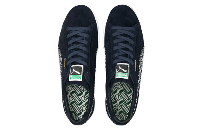 Gamuza vintage japonesa “Sashiko – Azul intenso”