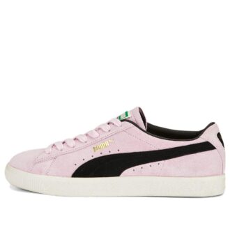 Gamuza vintage “rosa perla y negro”