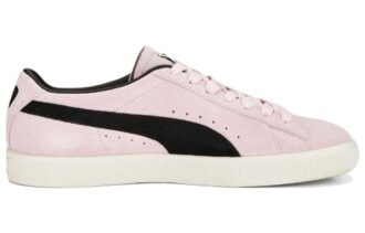 Gamuza vintage “rosa perla y negro”