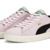 Gamuza vintage “rosa perla y negro”
