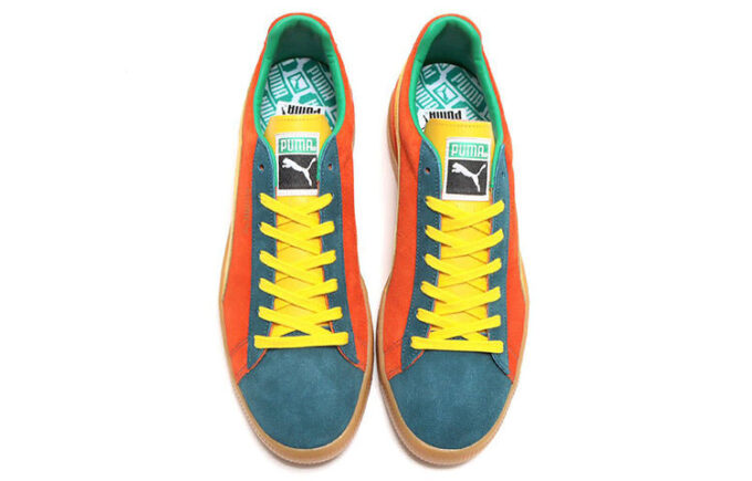 Gamuza Vtg Mij Low Tops Retro Skateboarding Zapatos Unisex Naranja