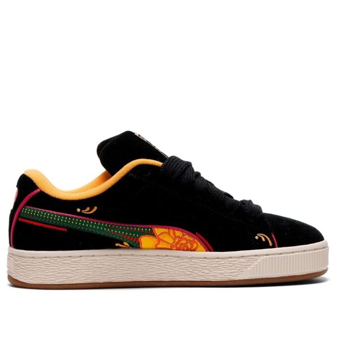Gamuza XL La Catrina “Negro Amarillo Chisporroteante Rosatástico”