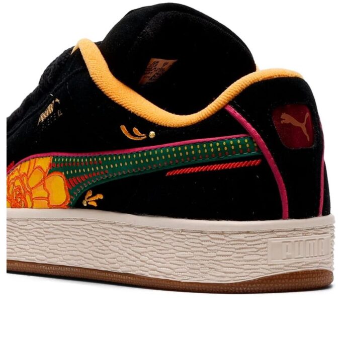 Gamuza XL La Catrina “Negro Amarillo Chisporroteante Rosatástico”