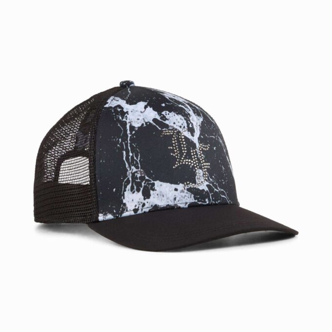 Gorra de camionero LaFrancé escrita en cromo