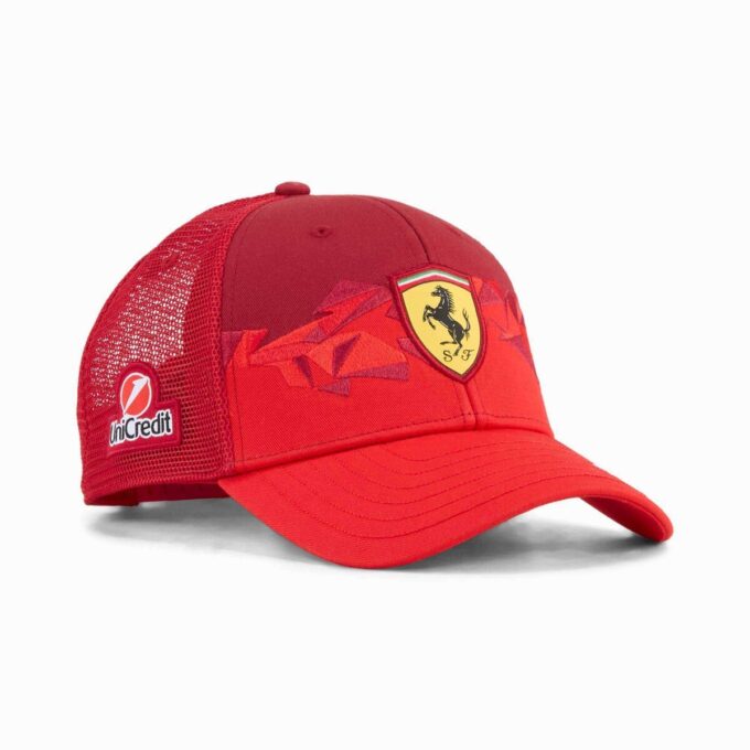 Gorra de camionero roja Scuderia Ferrari HP 20 años