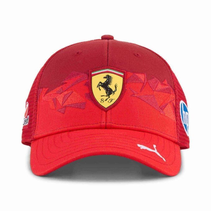 Gorra de camionero roja Scuderia Ferrari HP 20 años