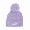 Gorro con pompón acanalado