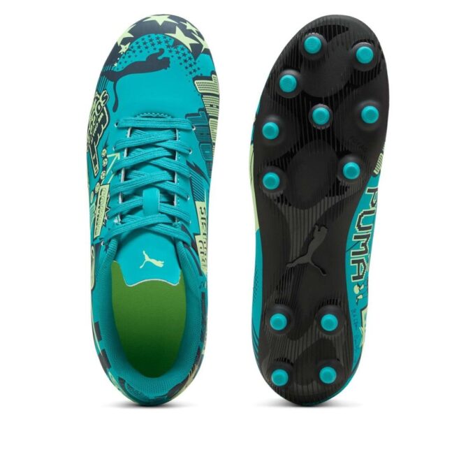 (GS) Christian Pulisic x Ultra Legacy FG/AG “Estampado integral – Aguamarina intenso”