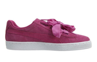 (GS) Corazón de gamuza “Rosa Violeta”