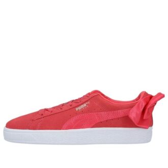 (GS) Lazo de gamuza “Rojo y blanco”