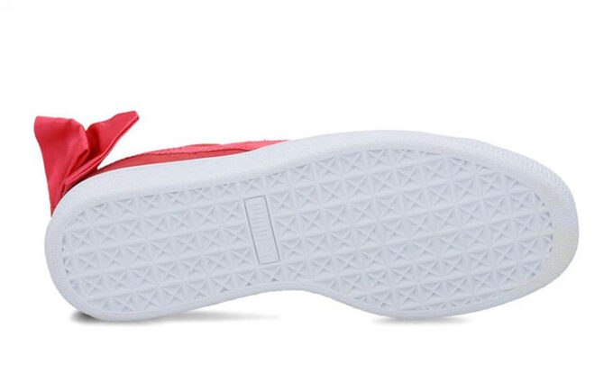 (GS) Lazo de gamuza “Rojo y blanco”