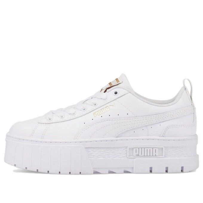 (GS) Mayze Leather “Blanco Equipo Dorado”