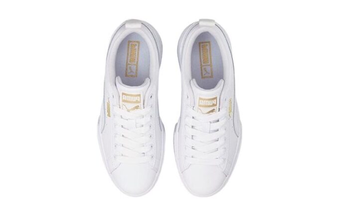 (GS) Mayze Leather “Blanco Equipo Dorado”