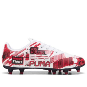 (GS) x Christian Pulisic Ultra Legacy FG/AG “Estampado integral – Blanco Rojo Negro”