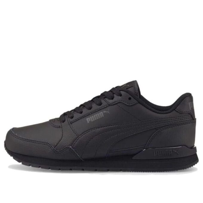 (GS) Zapatillas de cuero ST Runner V3 “Triple Black”