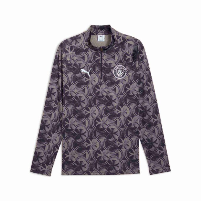 Jersey con cremallera de un cuarto para hombre del Manchester City Jersey con cremallera de un cuarto para hombre del Manchester City