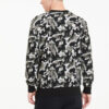 Jersey de manga larga con cuello redondo “Camuflaje negro”