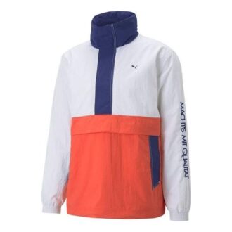 Jersey ligero con media cremallera Select MMQ “Naranja”
