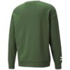 Jersey unisex de cuello redondo, manga larga y logo en color liso, verde
