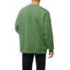 Jersey unisex de cuello redondo, manga larga y logo en color liso, verde