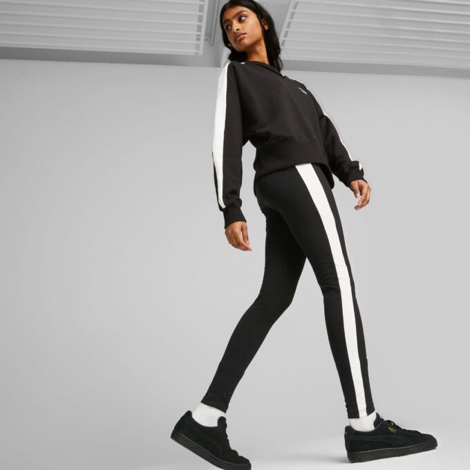 Leggings icónicos T7 de tiro medio para mujer
