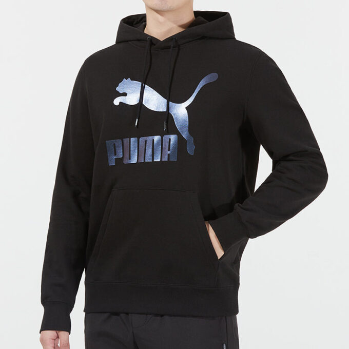 Logotipo metálico clásico TR con impresión deportiva en negro