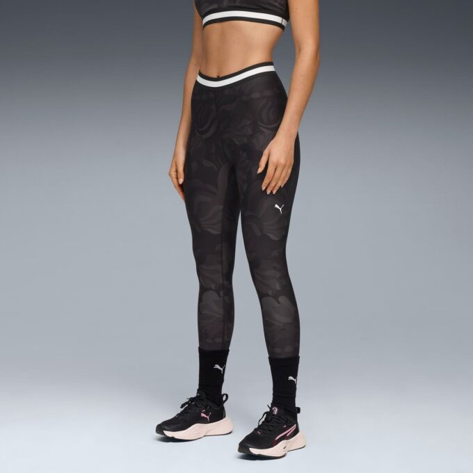 Mallas de entrenamiento de cintura alta 7/8 para mujer fuerte Mallas de entrenamiento de cintura alta 7/8 para mujer fuerte